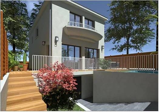 Rénovation complète d'une maison de ville avec piscine et aménagement extérieur à Montpellier