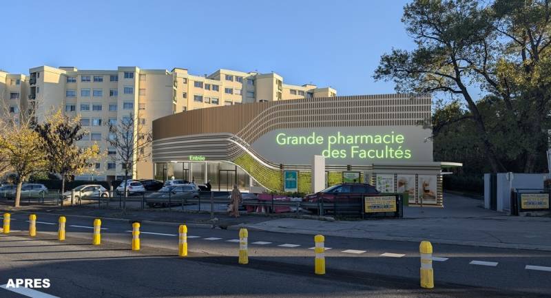 Surélévation de la Grande pharmacie des Facultés